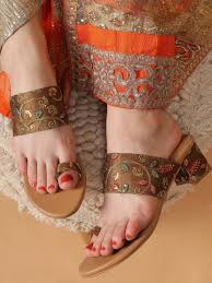 Embroidered Sandals